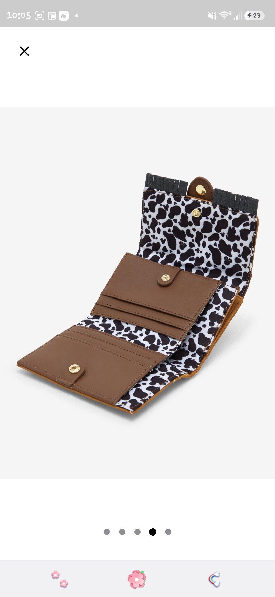 Loungefly Disney Minnie Mouse Western Style Wallet