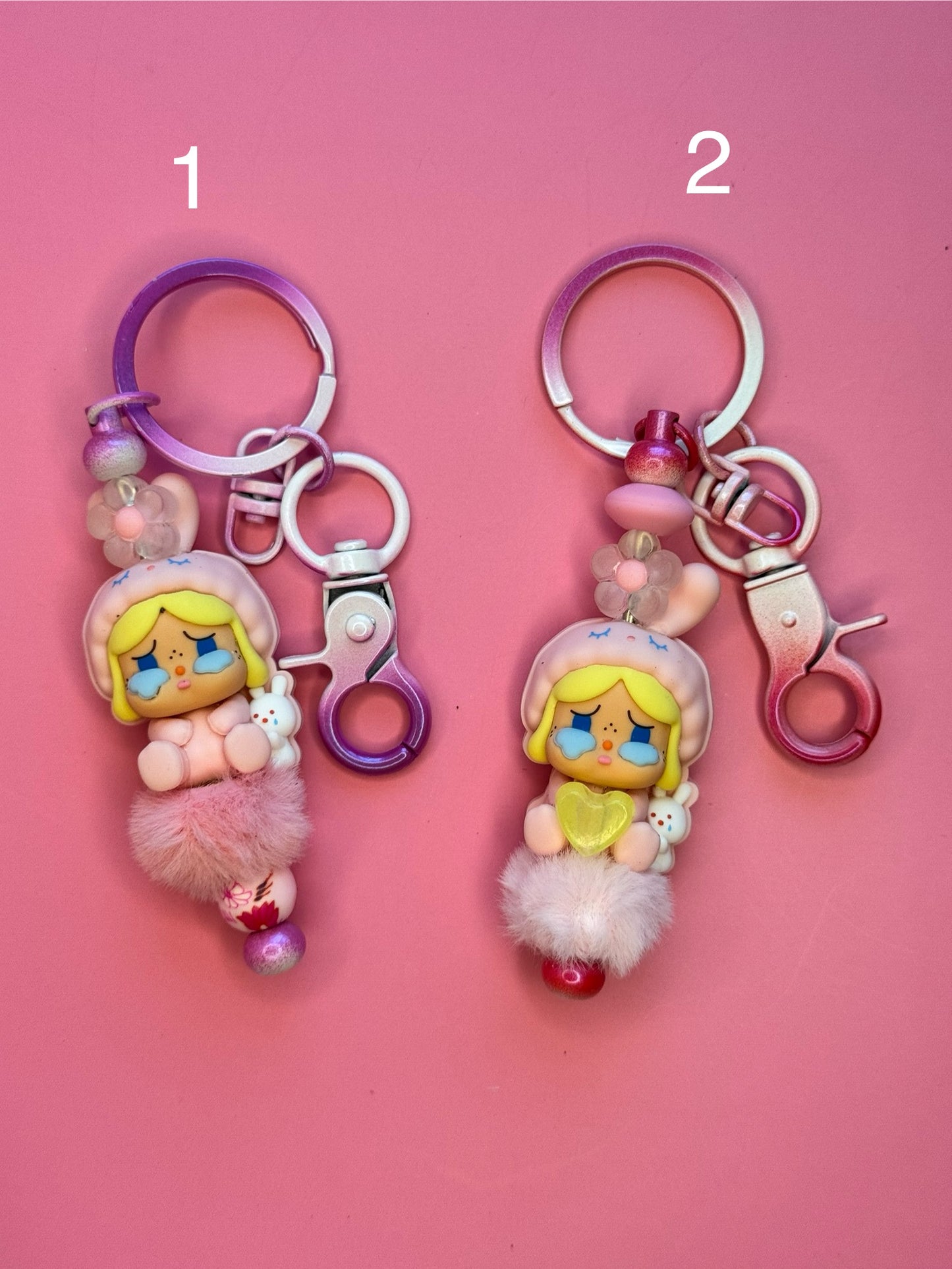 Pop Mart Pop Bean Beaded Keychains