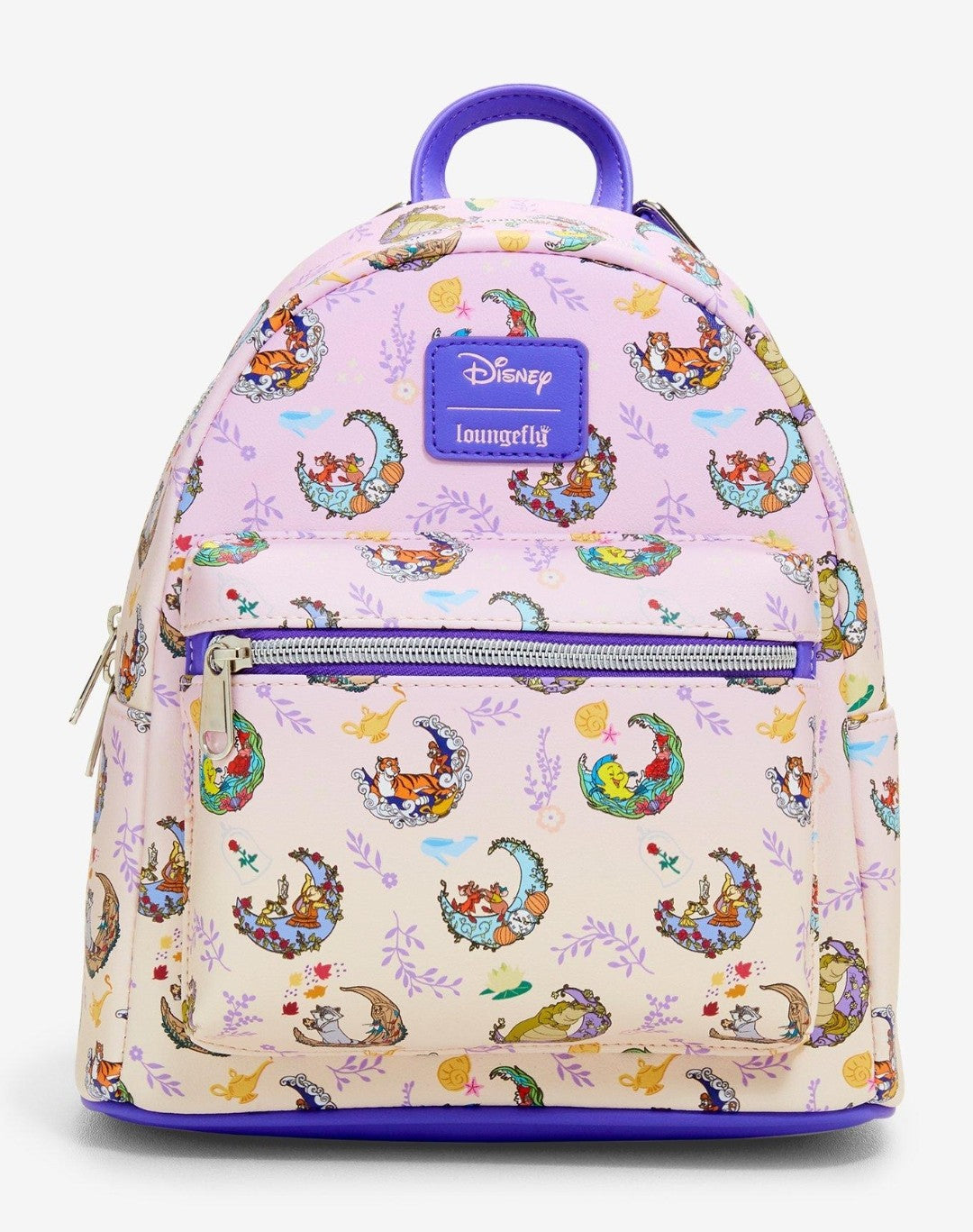 Loungefly Disney Princesses and Their Sidekicks Crescent Moon Backpack