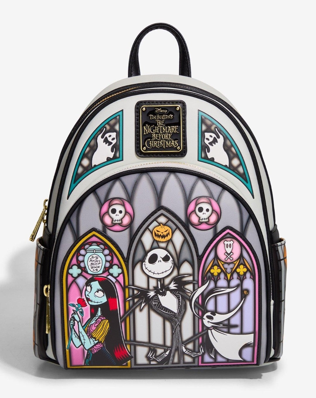 Loungefly Disney The Nightmare Before Christmas Stained Glass Backpack