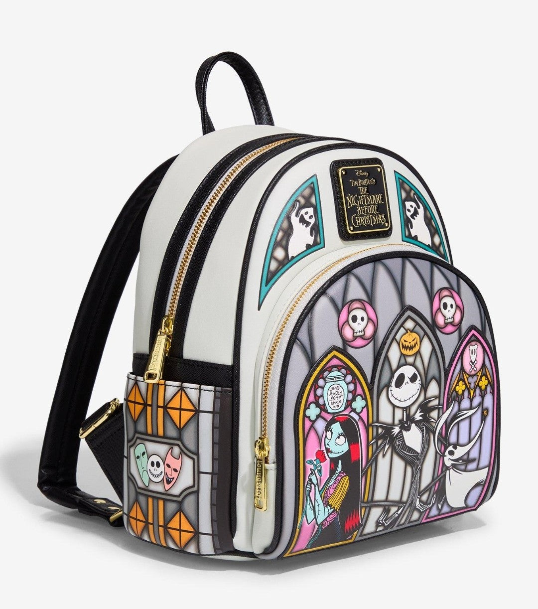 Loungefly Disney The Nightmare Before Christmas Stained Glass Backpack