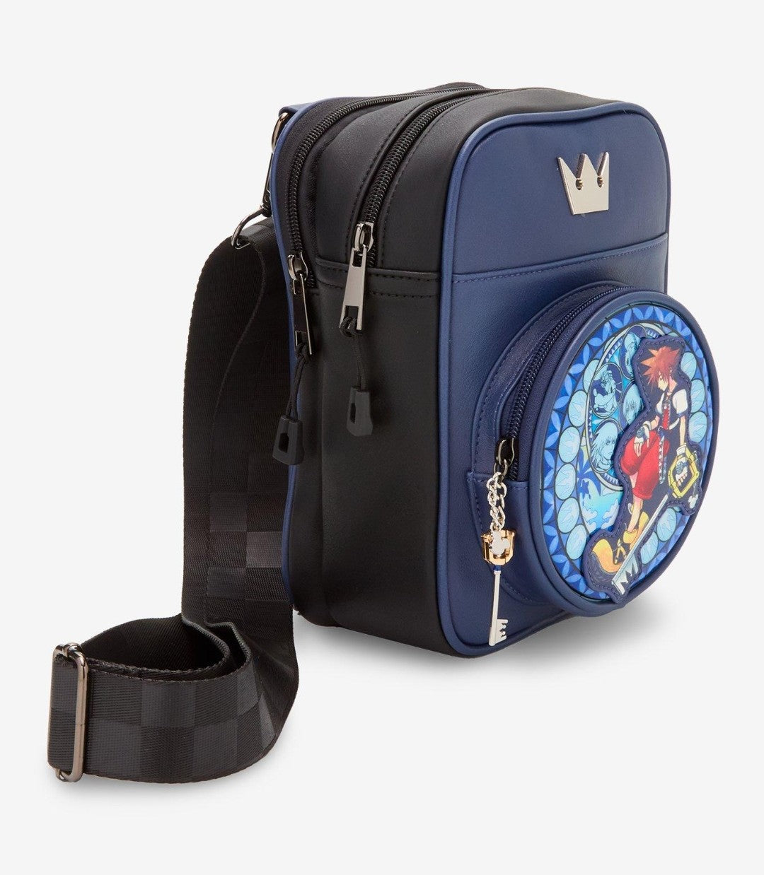 Loungefly Disney Kingdom Hearts Sora Stained Glass Crossbody Bag