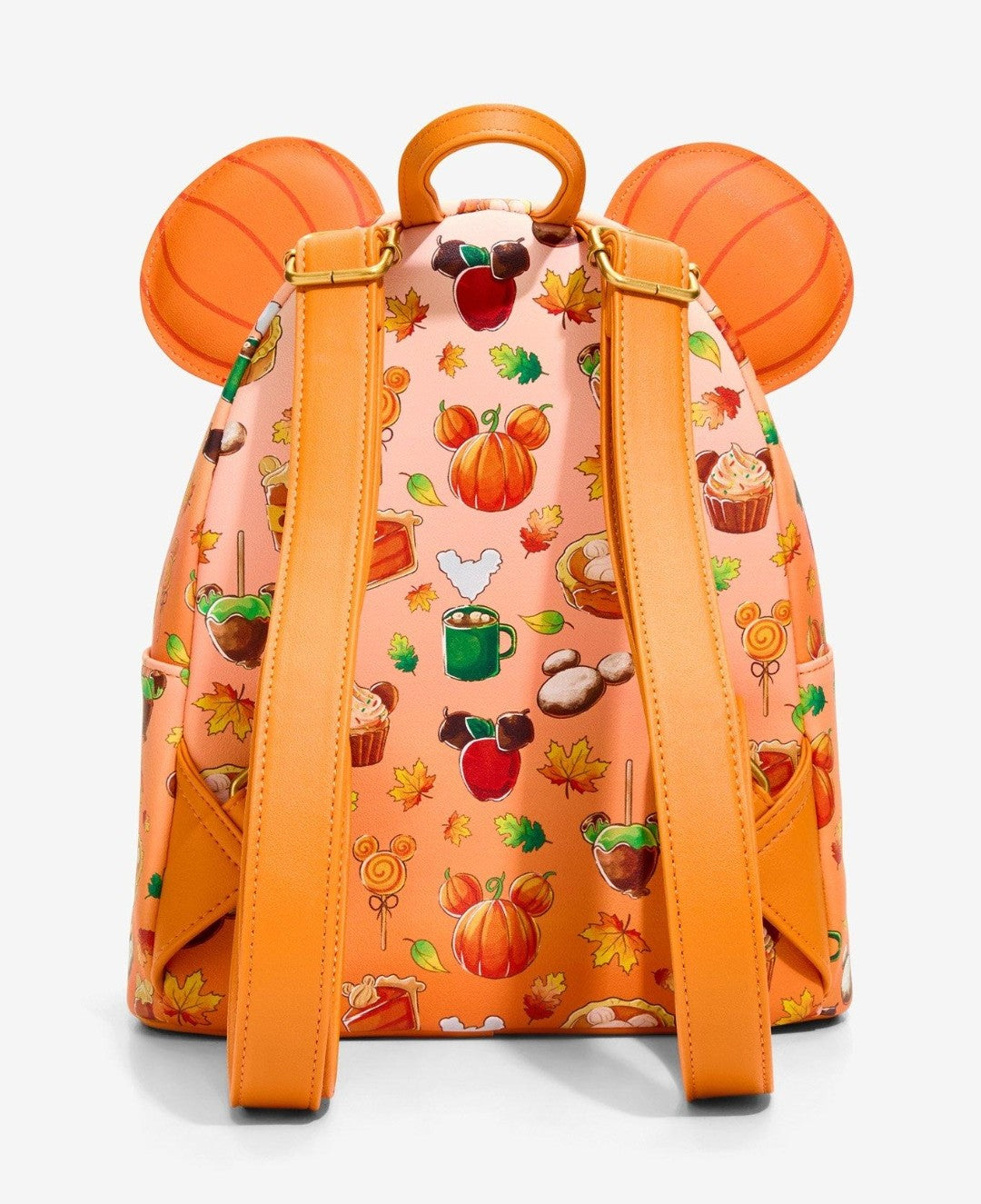 Loungefly Disney Fall Treats and Pumpkin Mickey Mouse Ears Backpack