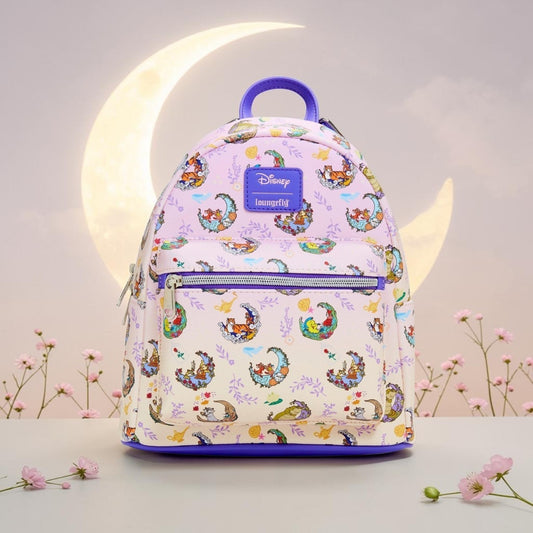 Loungefly Disney Princesses and Their Sidekicks Crescent Moon Backpack