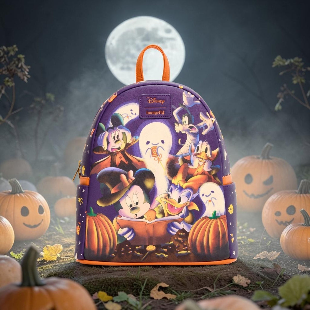 Loungefly Disney Mickey and Friends Ghosts Stories Halloween Backpack