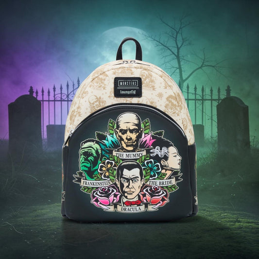 Loungefly Universal Monsters Tattoo Backpack