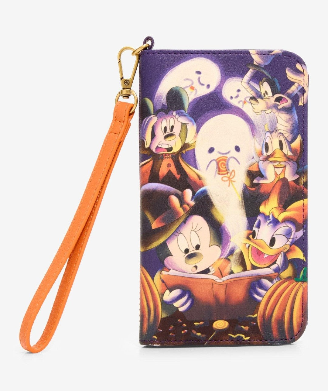 Loungefly Disney Mickey and Friends Ghosts Stories Halloween Tech Wallet