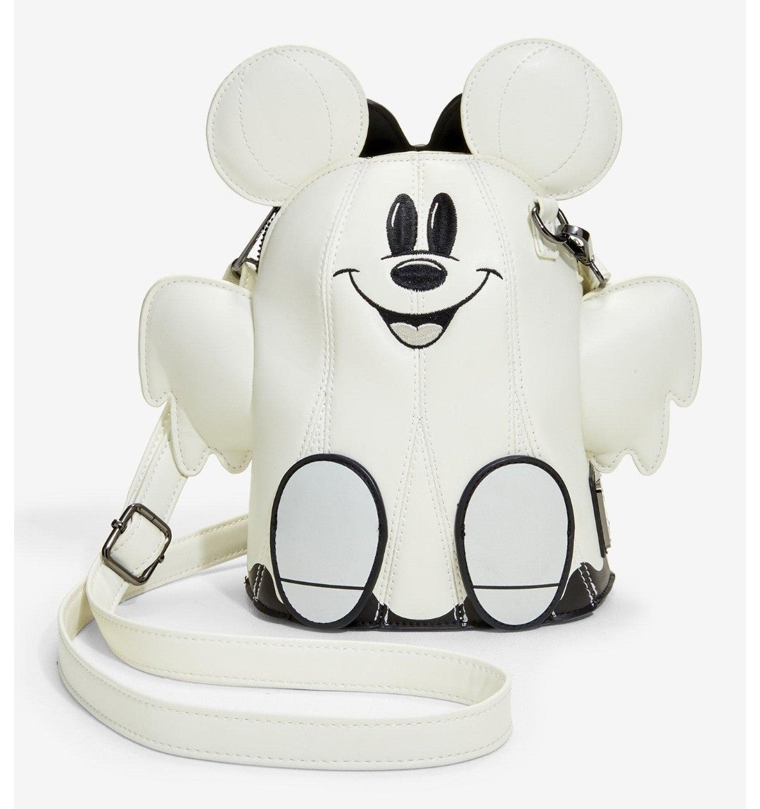 Loungefly Disney Mickey & Minnie Glow in the Dark Ghost Exclusive Crossbody Bag