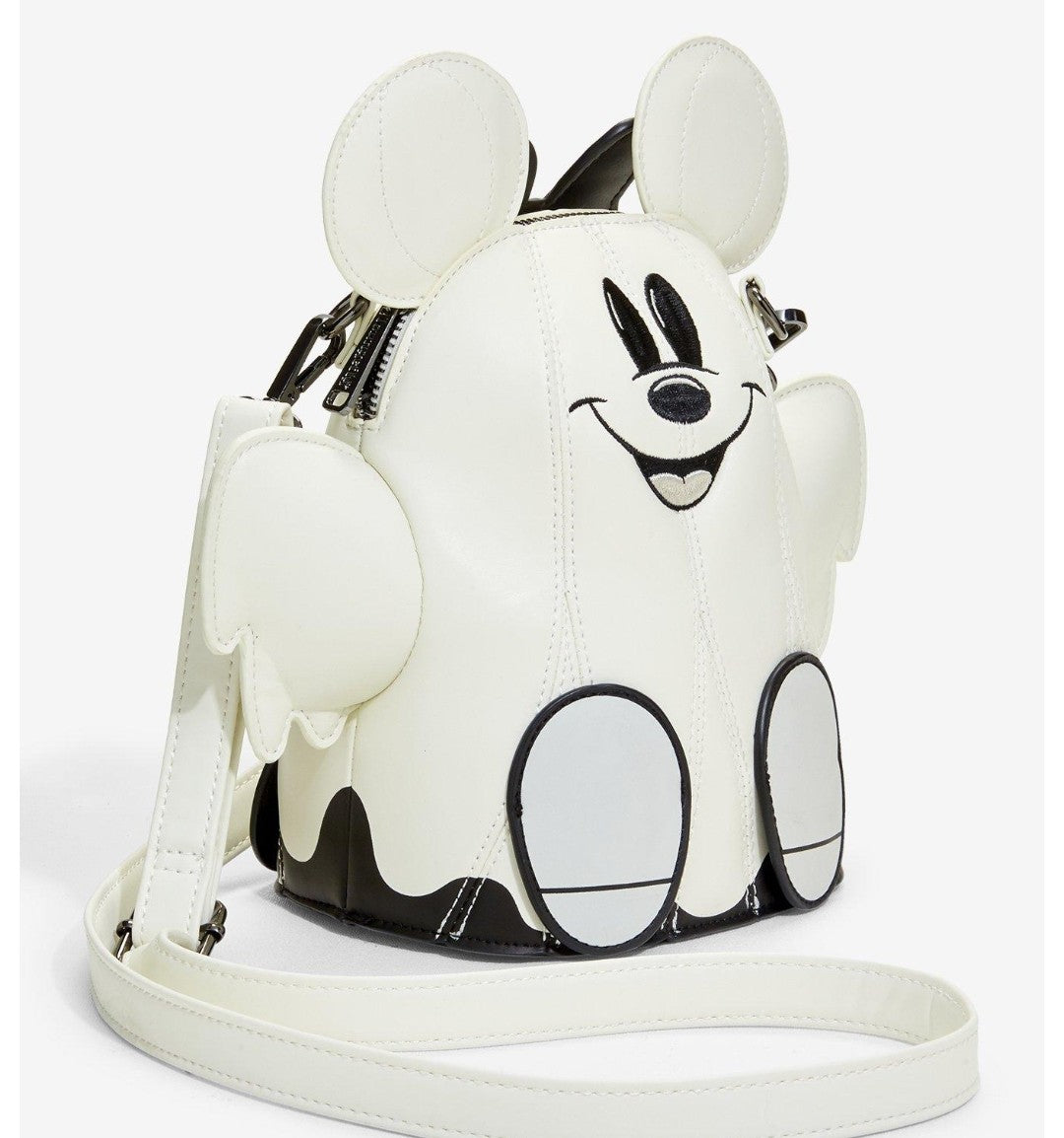Loungefly Disney Mickey & Minnie Glow in the Dark Ghost Exclusive Crossbody Bag