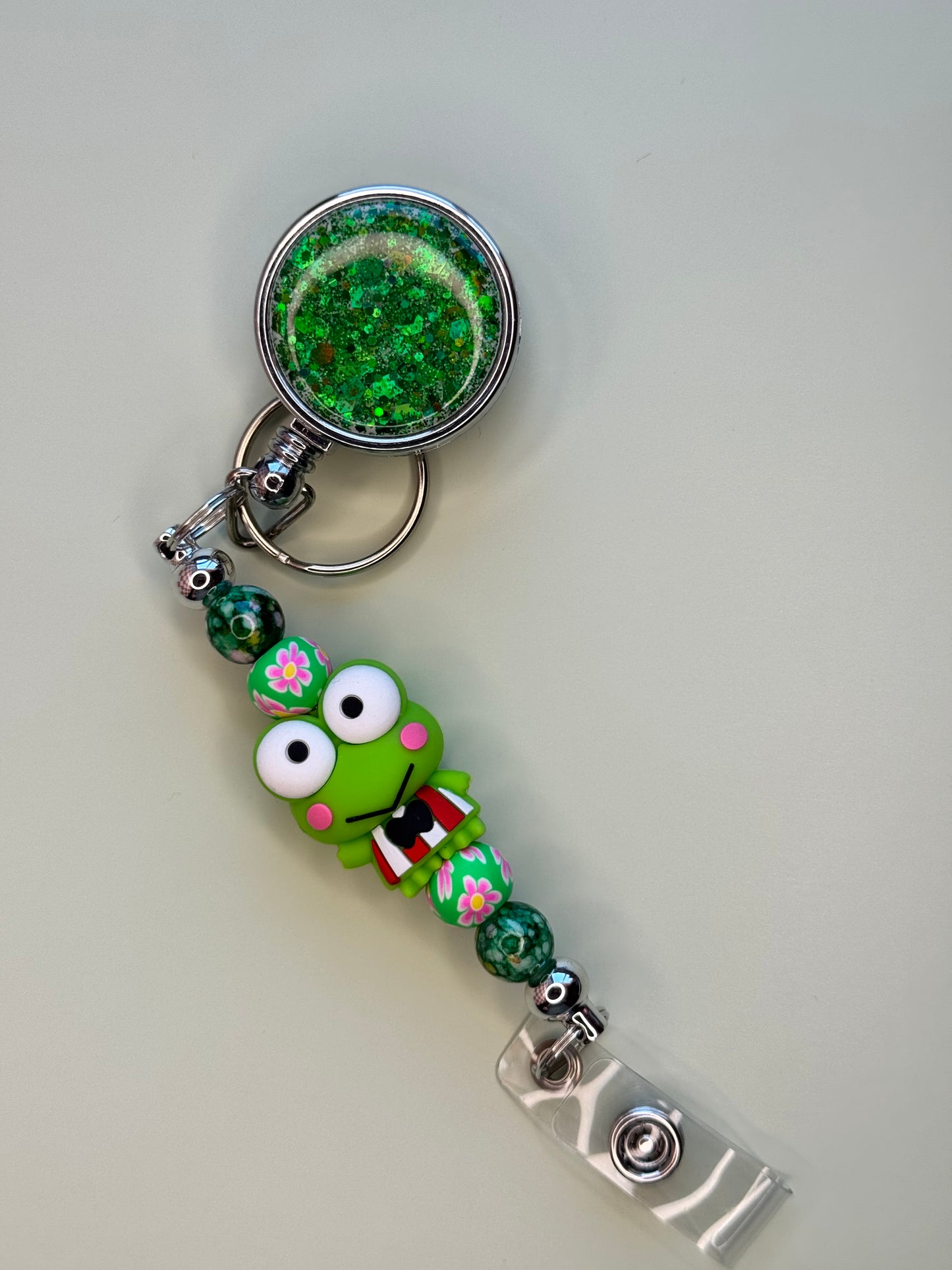 Glitter Character Badge Reels