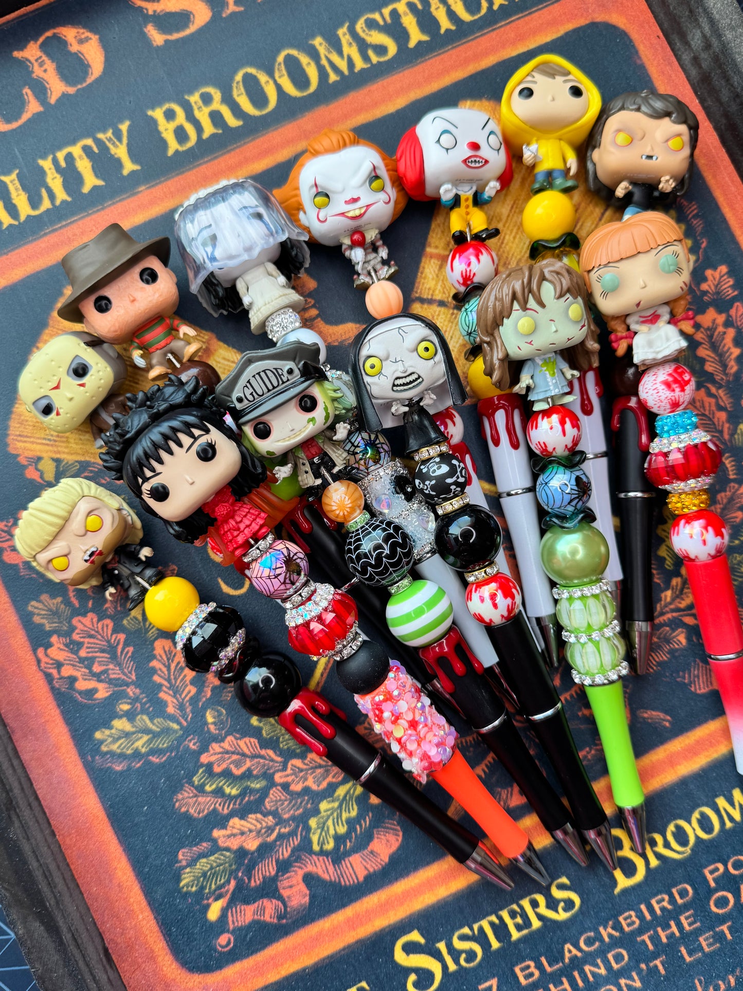 Horror Beaded Pens