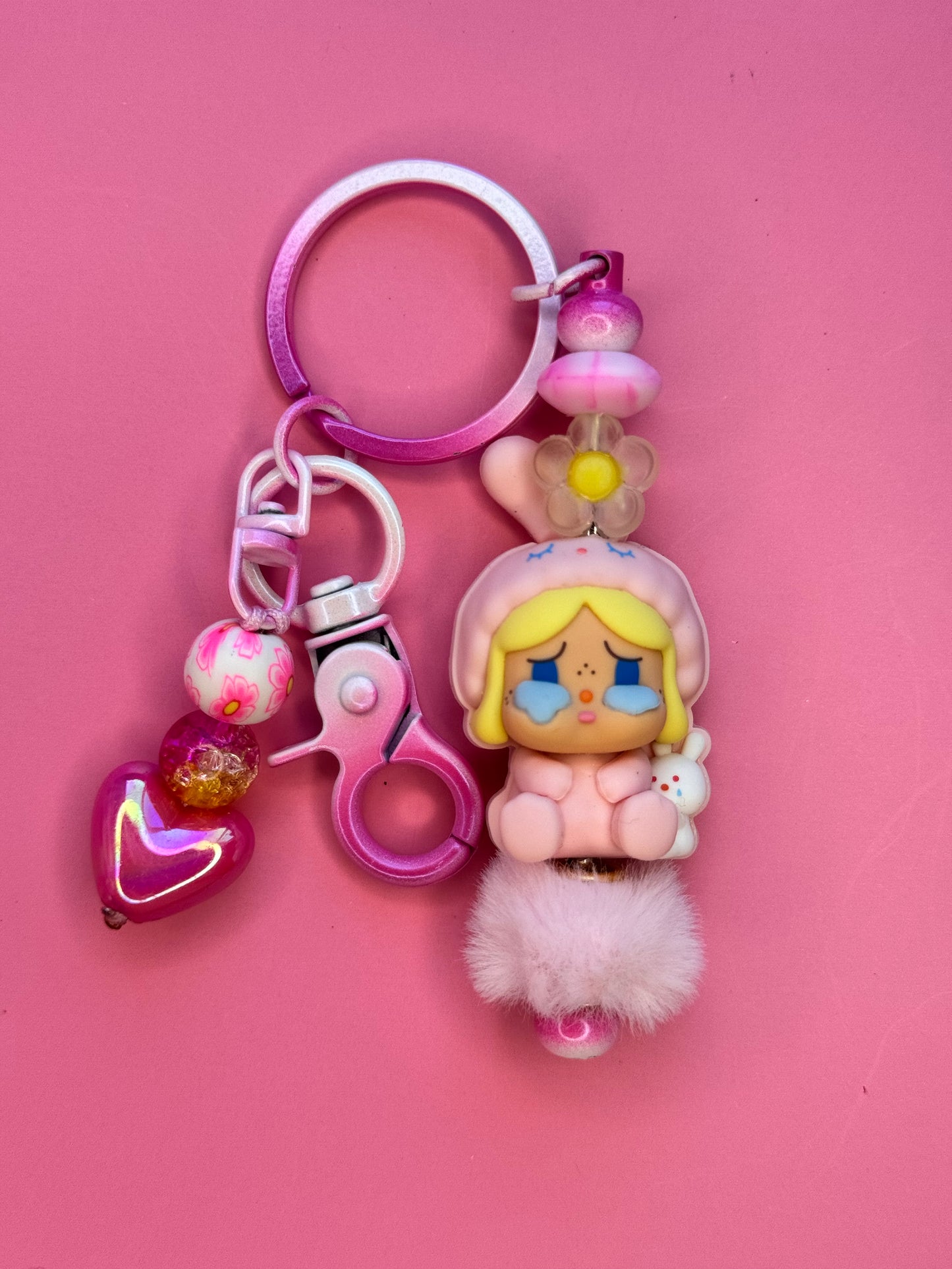 Pop Mart Pop Bean Beaded Keychains