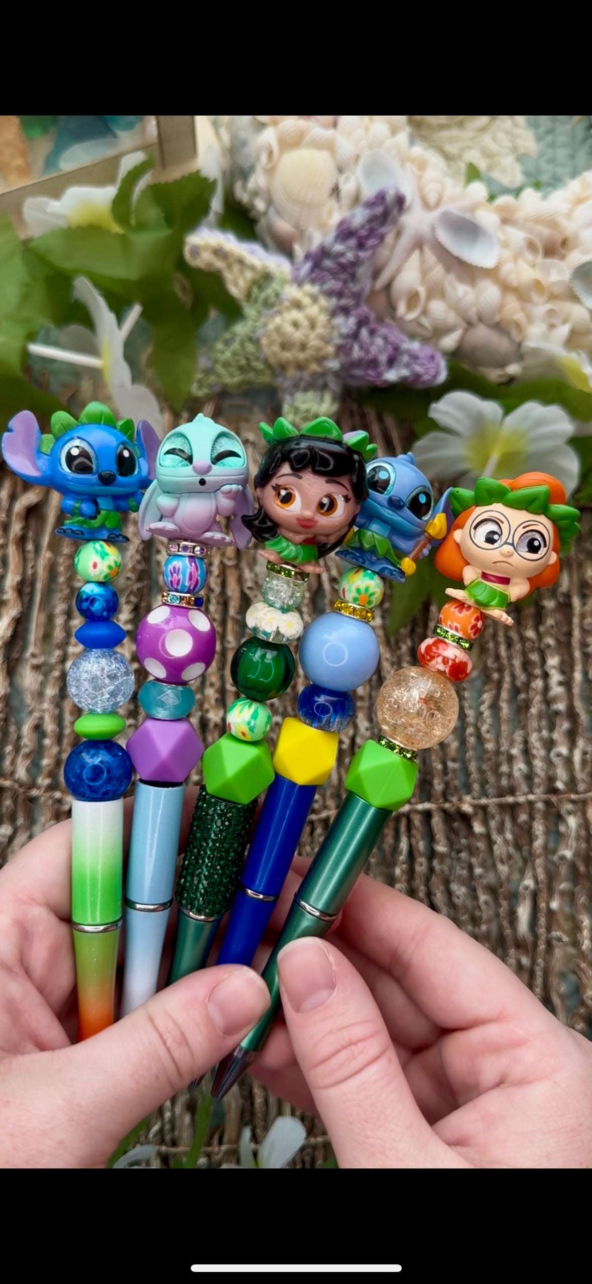 Lilo and Stitch Doorable Beaded Pens