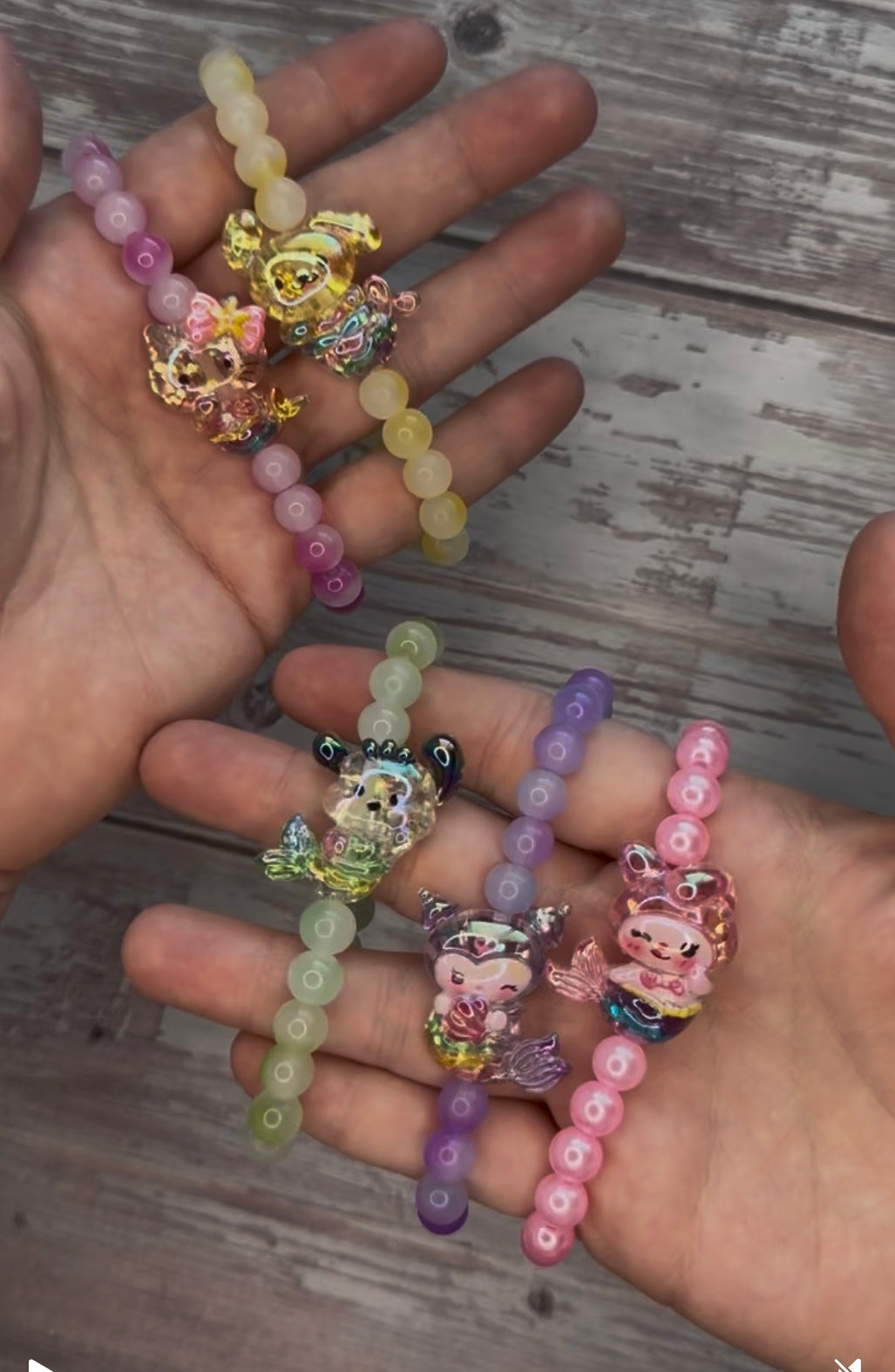 Sanrio Mermaid Beaded Bracelets