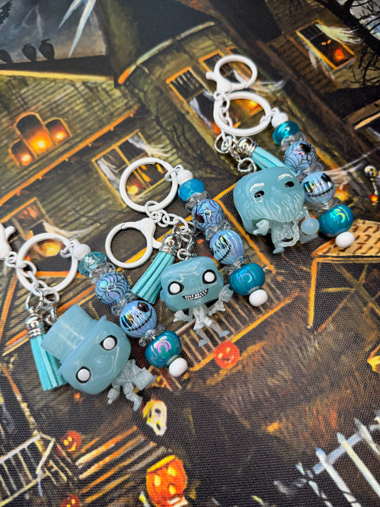Haunted Mansion Hitchhiking Ghost Beaded Keychains