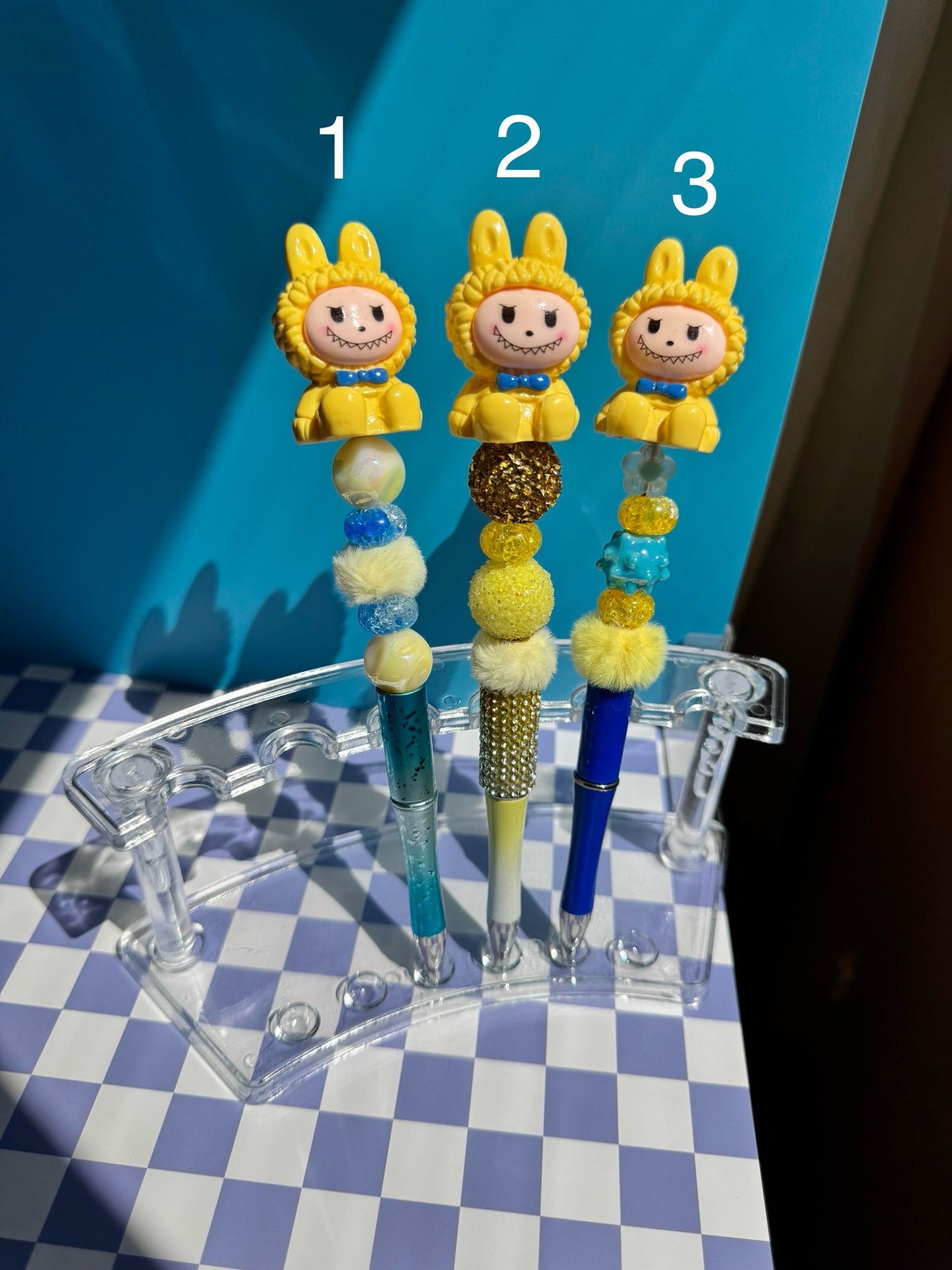 Rainbow Labubu Beaded Pens