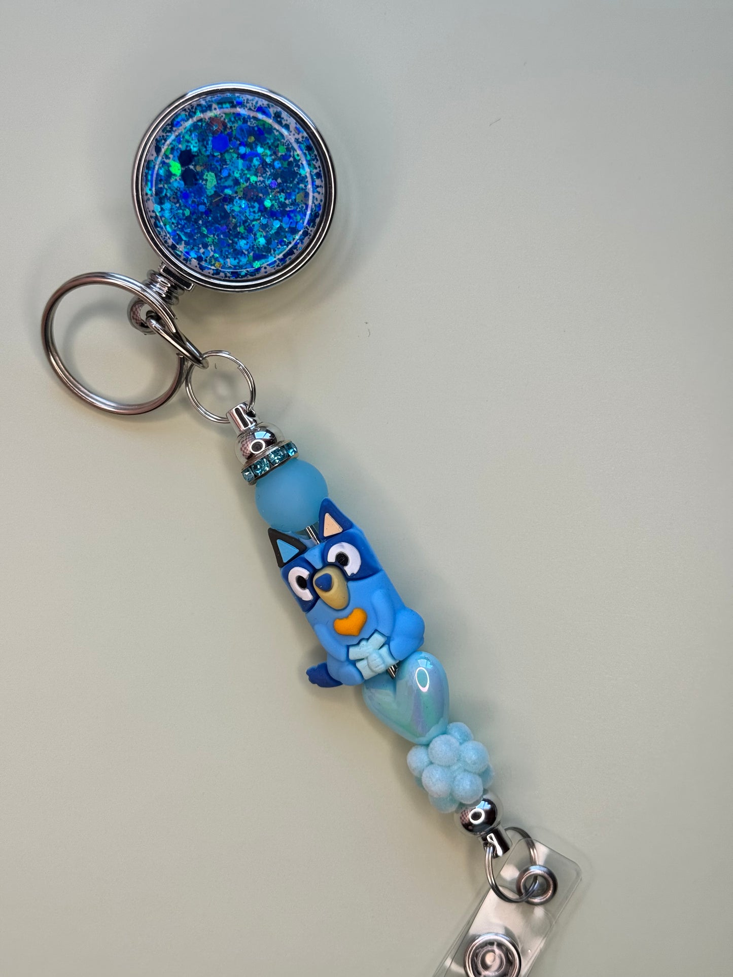 Glitter Character Badge Reels