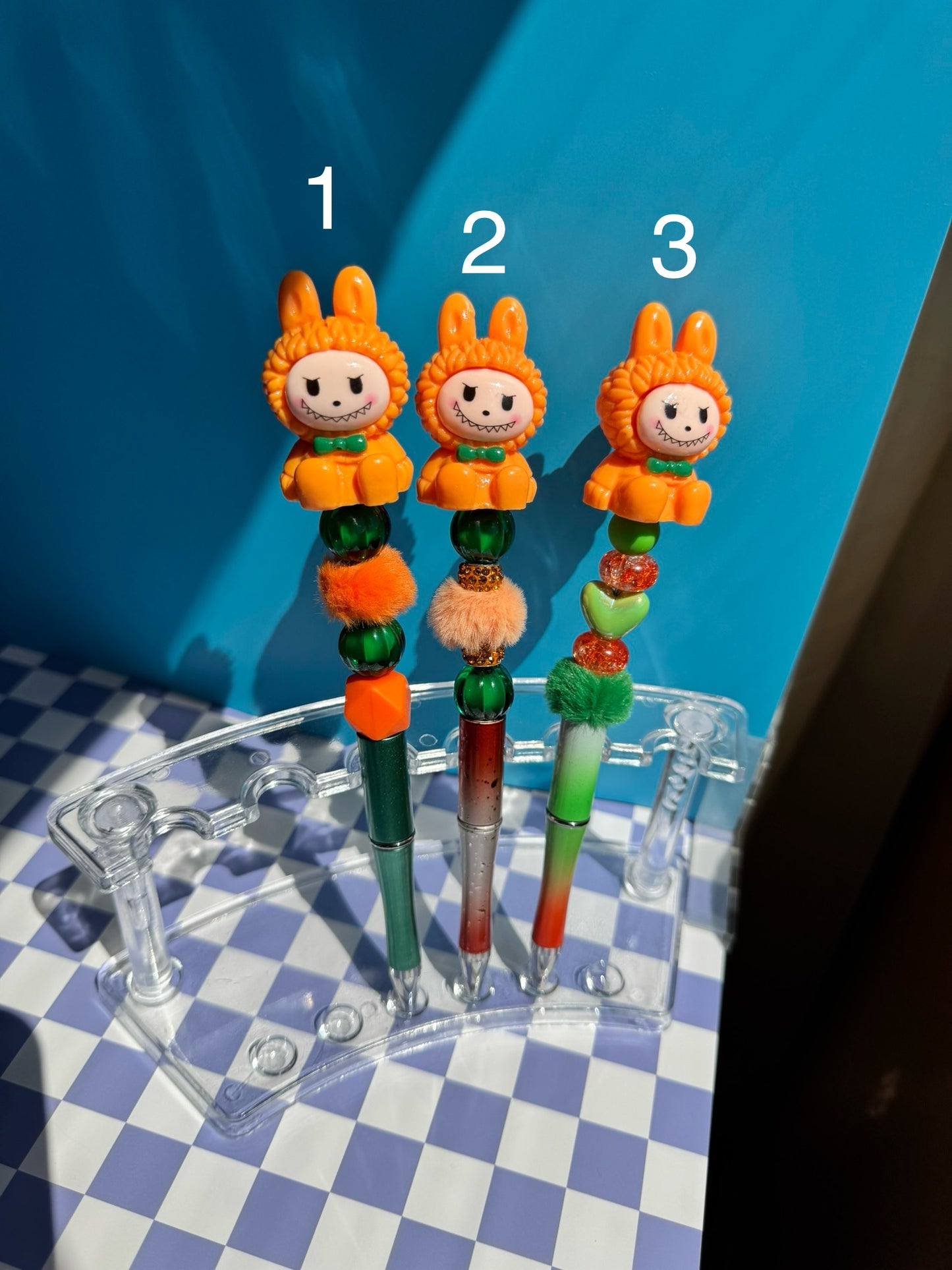 Rainbow Labubu Beaded Pens