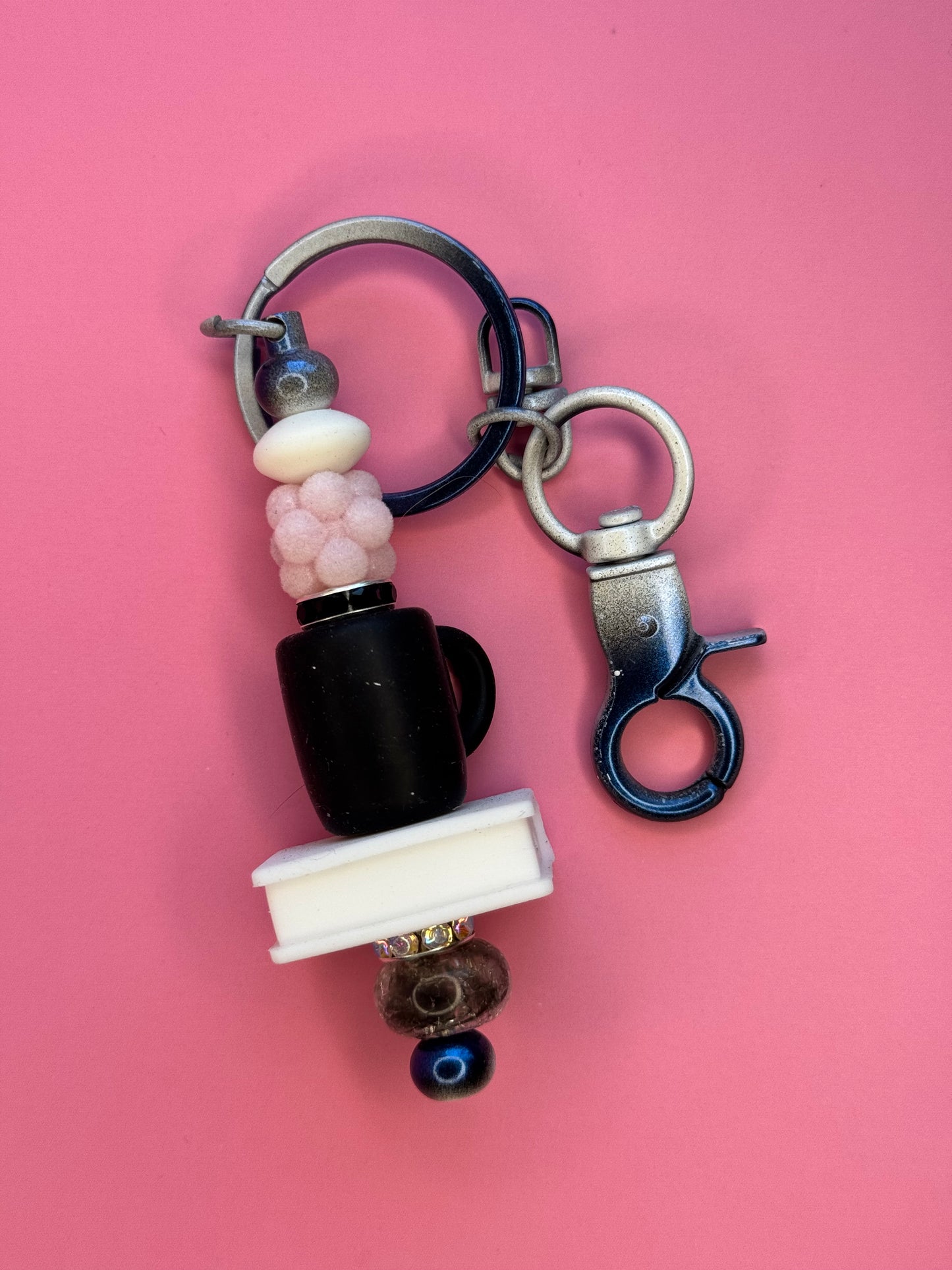 Book Beaded Keychains