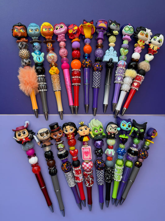Disney Villains Doorables Beaded Pens