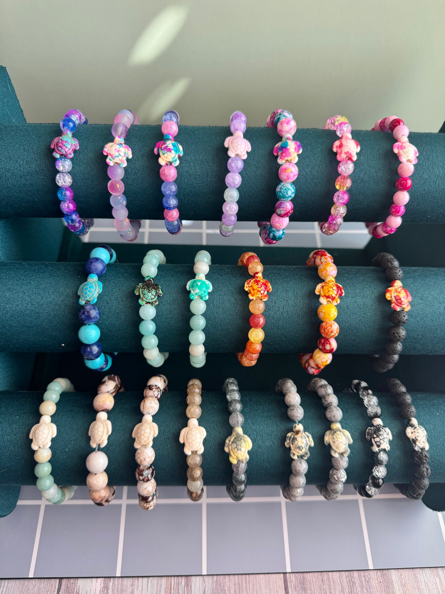 Turtle Beaded Bracelets