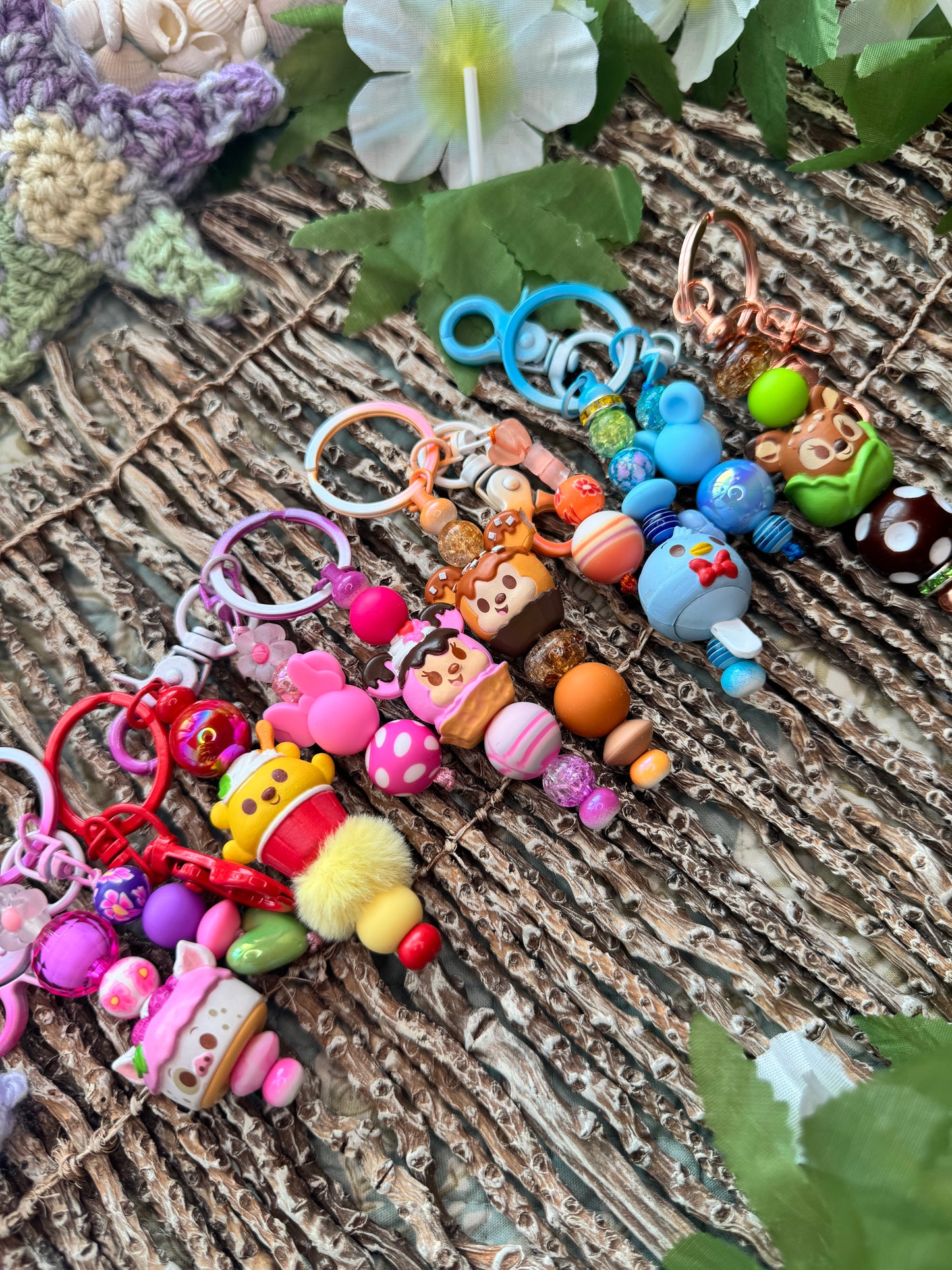 Munchling Beaded Keychains