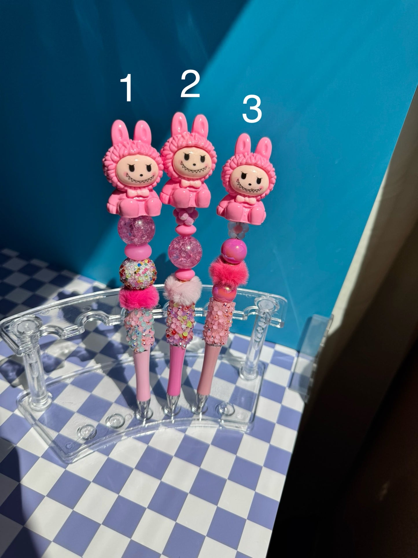 Rainbow Labubu Beaded Pens