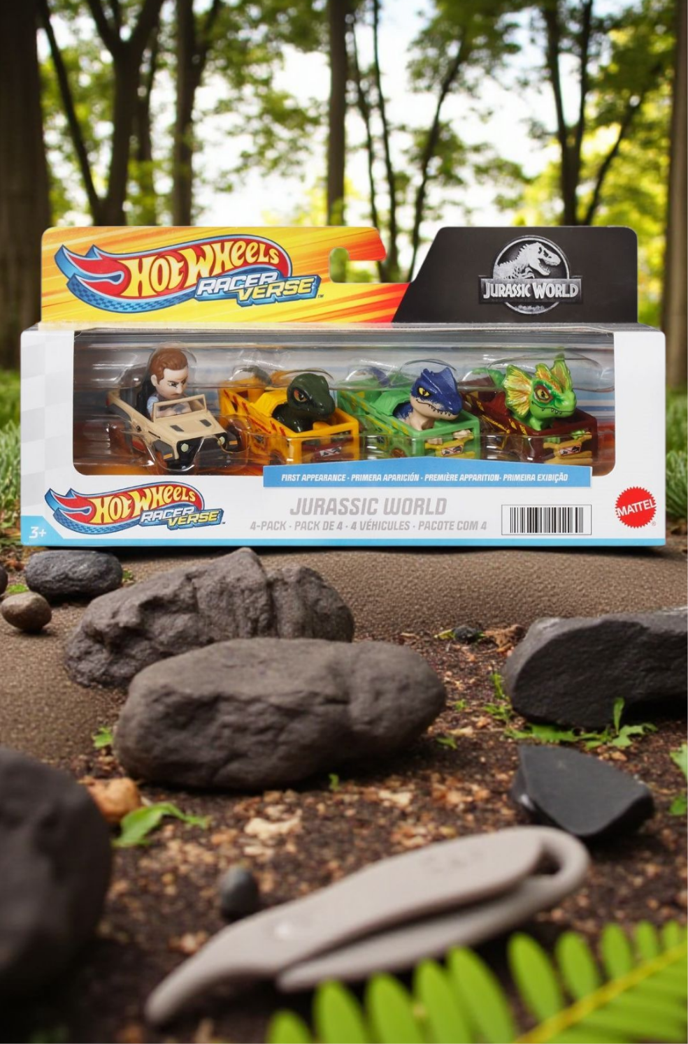 Hot Wheels Jurassic World RacerVerse Car Set