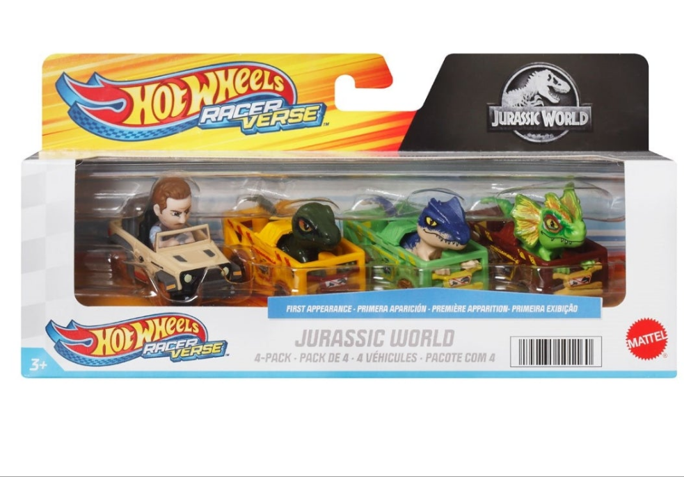 Hot Wheels Jurassic World RacerVerse Car Set