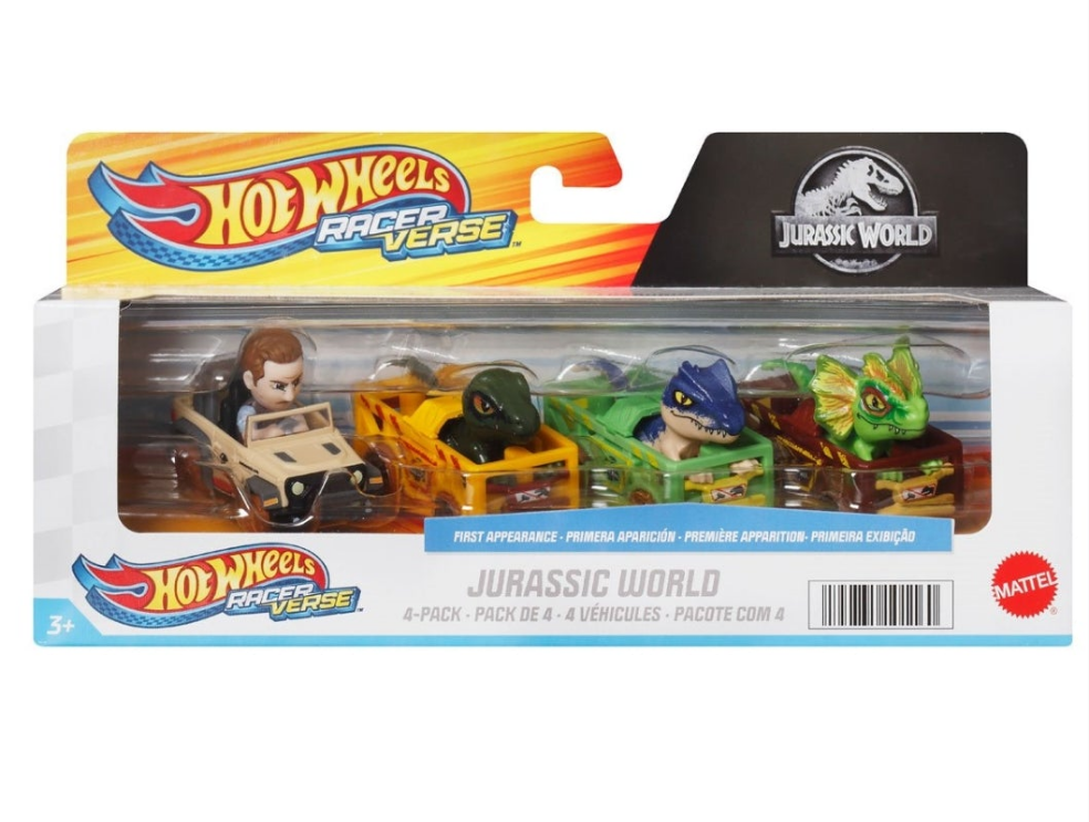 Hot Wheels Jurassic World RacerVerse Car Set