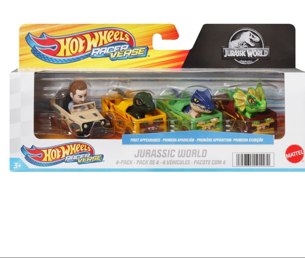 Hot Wheels Jurassic World RacerVerse Car Set