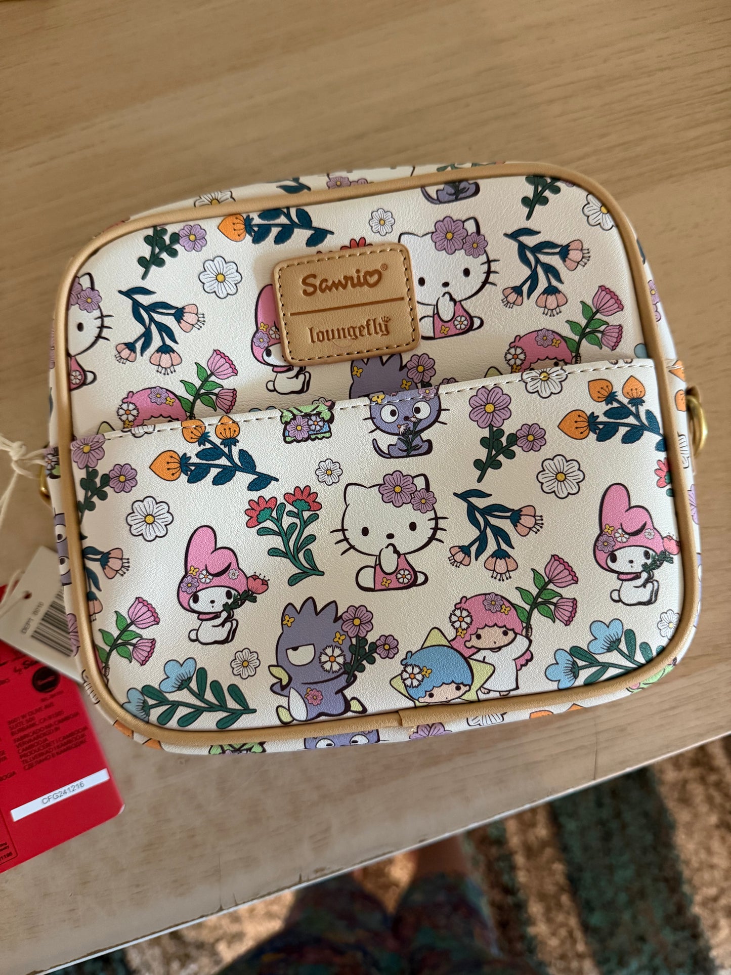 Loungefly Hello Kitty and Friends Floral Crossbody Bag
