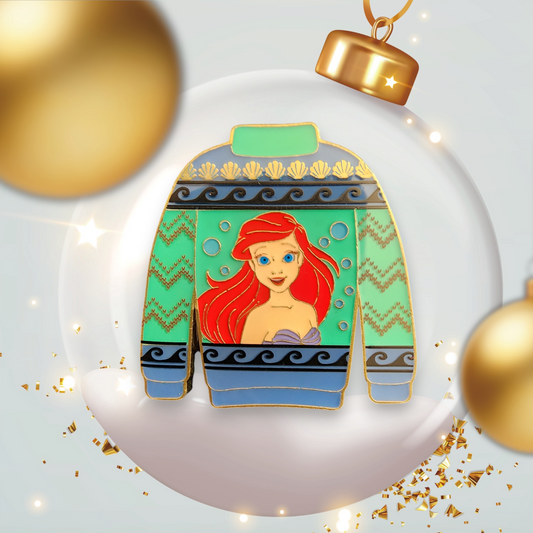 Loungefly Disney Princess Ugly Christmas Sweater Mystery Pins