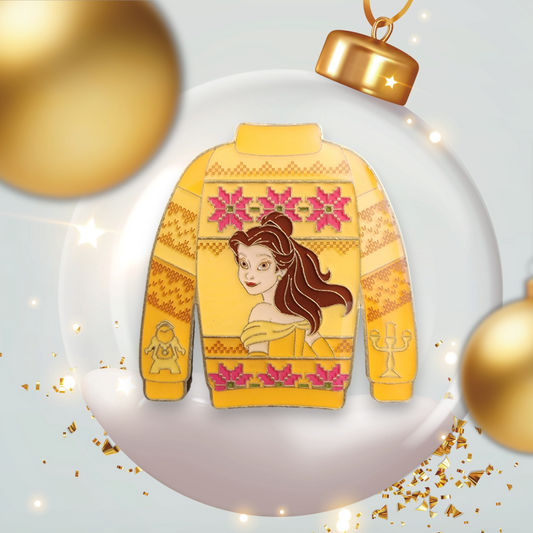 Loungefly Disney Princess Ugly Christmas Sweater Mystery Pins