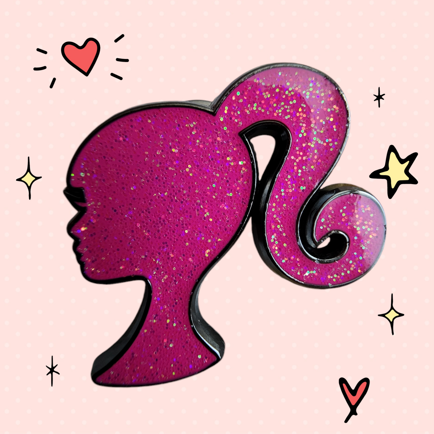 Loungefly Barbie Glitter Mystery Pins