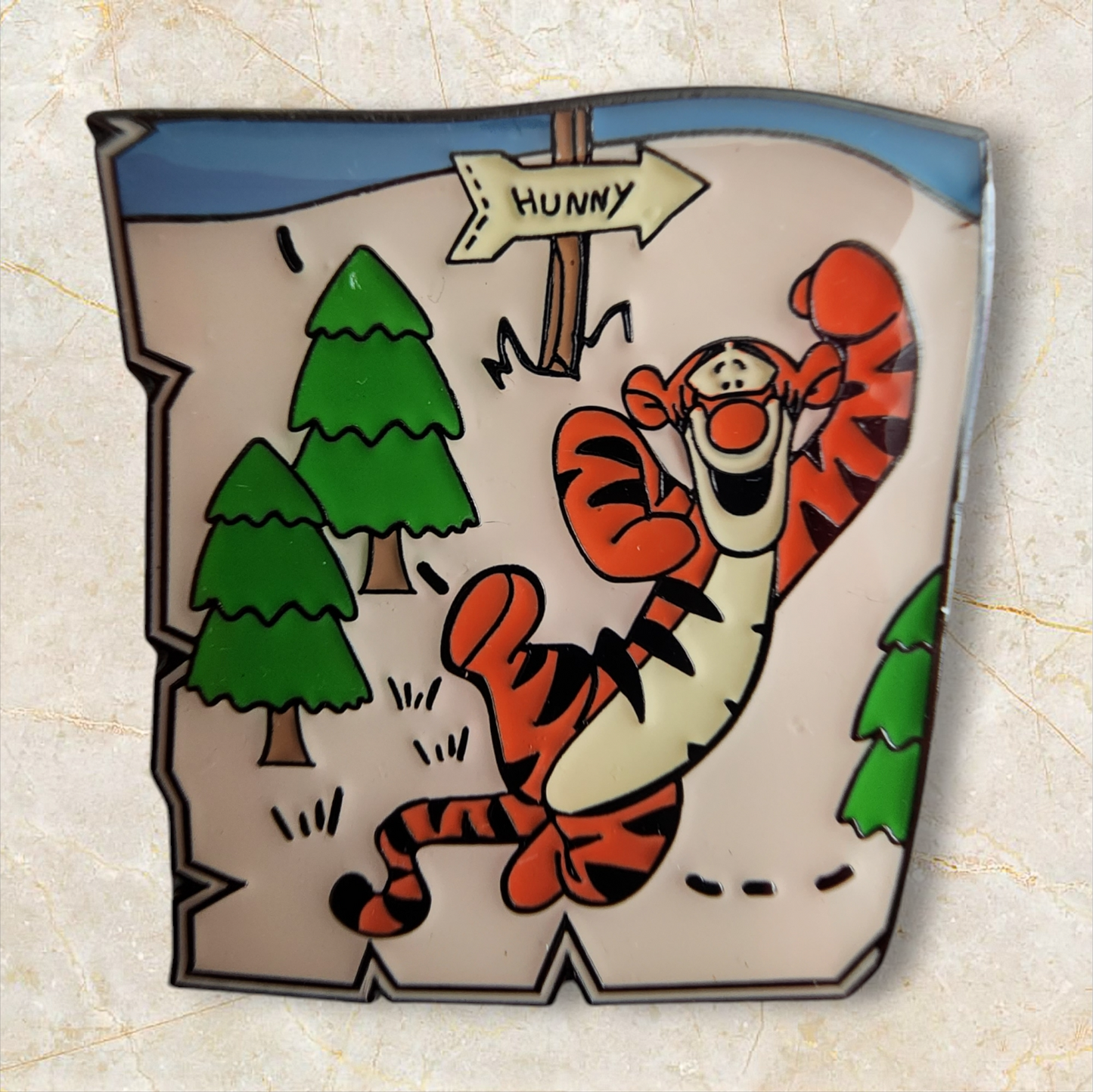 Loungefly Winnie the Pooh and Friends 100 Acre Woods Map Mystery Pins