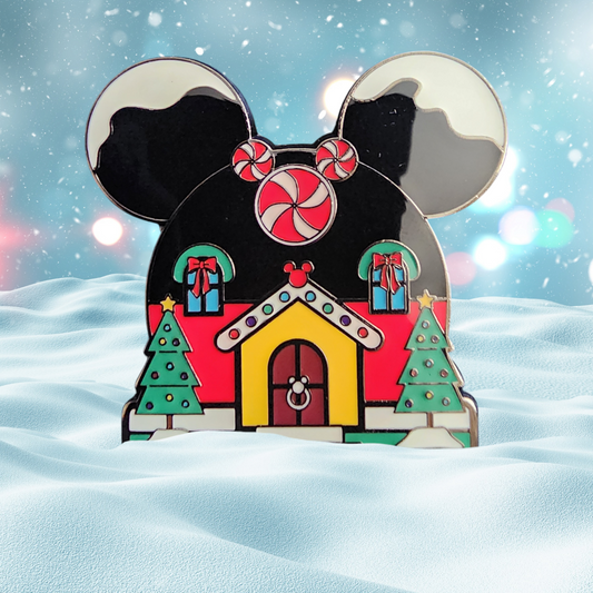 Loungefly Disney Mickey and Friends Holiday Homes Mystery Pins