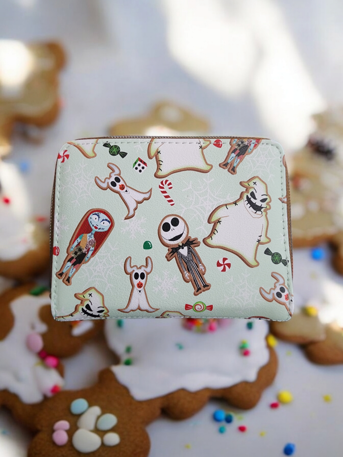 Loungefly Disney Nightmare Before Christmas Gingerbread Cookie Holiday Wallet