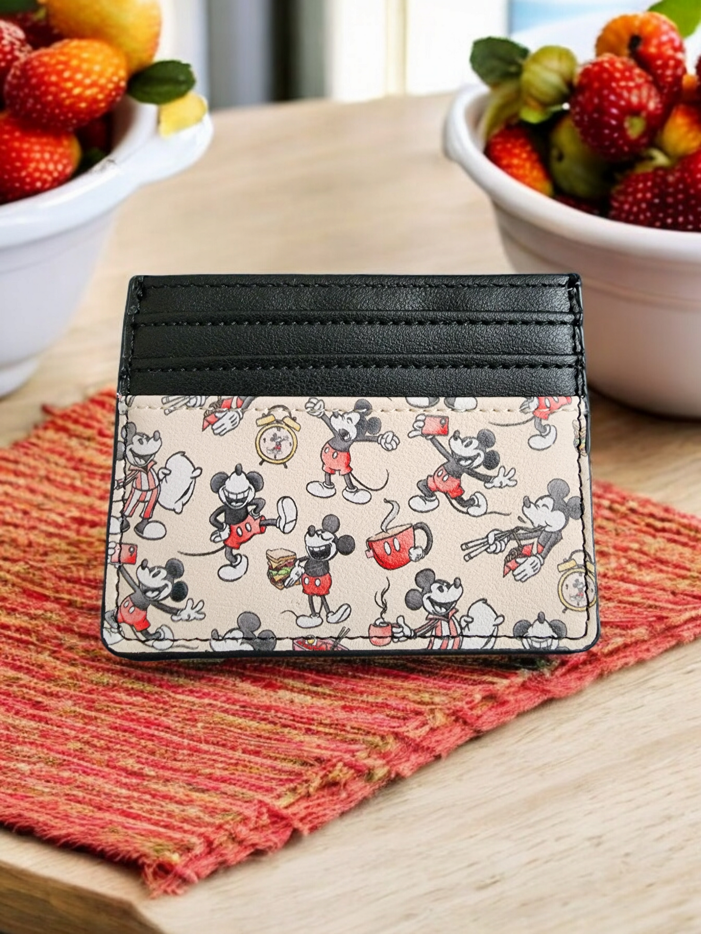 Loungefly Disney Mickey Mouse Food Card Holder