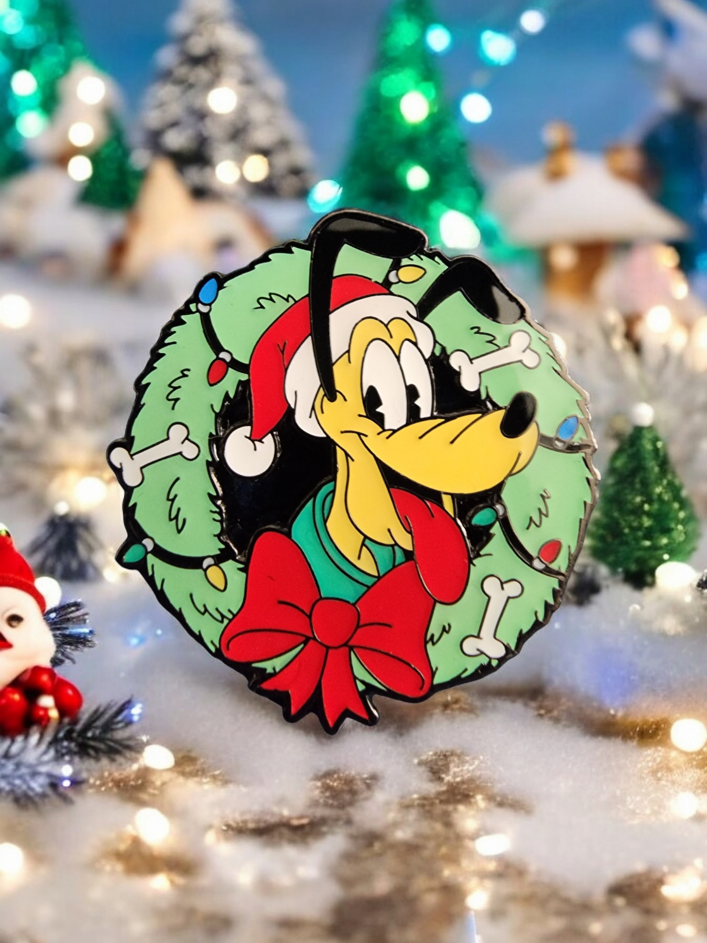 Loungefly Disney Mickey and Friends Christmas Wreath Mystery Pins