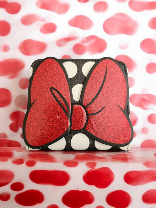 Disney Minnie Mouse Bow and Polka Dot Wallet