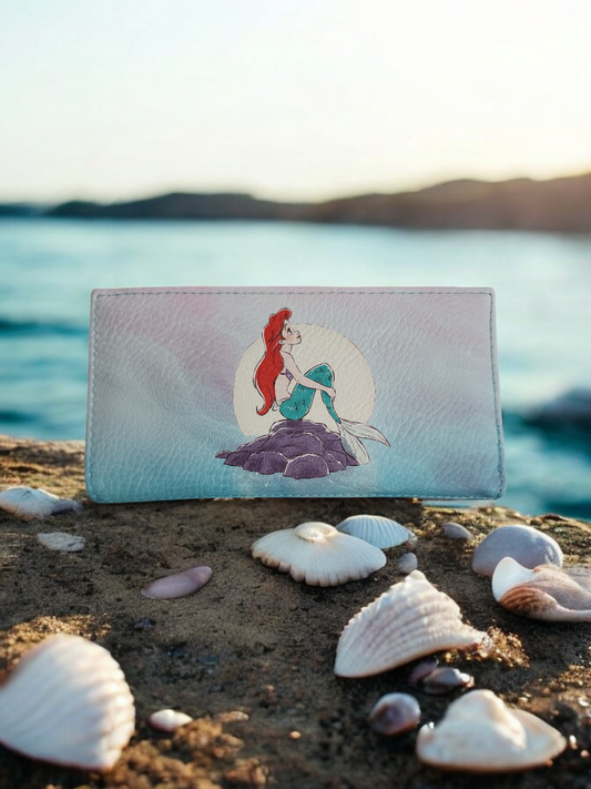 Disney Little Mermaid Ariel on Rocks Wallet