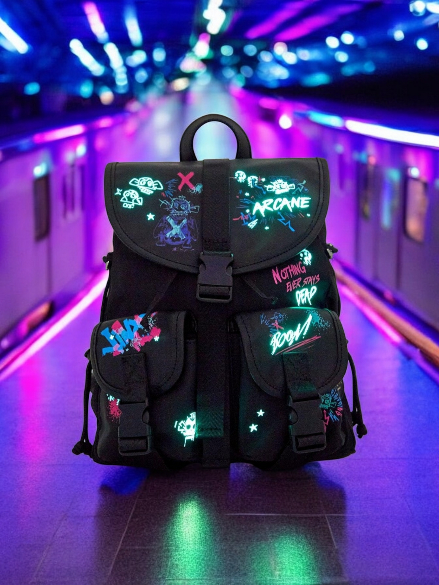 Arcane League of Legends Slouch Backpack