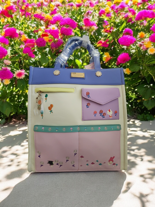 Hello Kitty and Friends Exclusive Multi Pocket and Patch Tote Bag