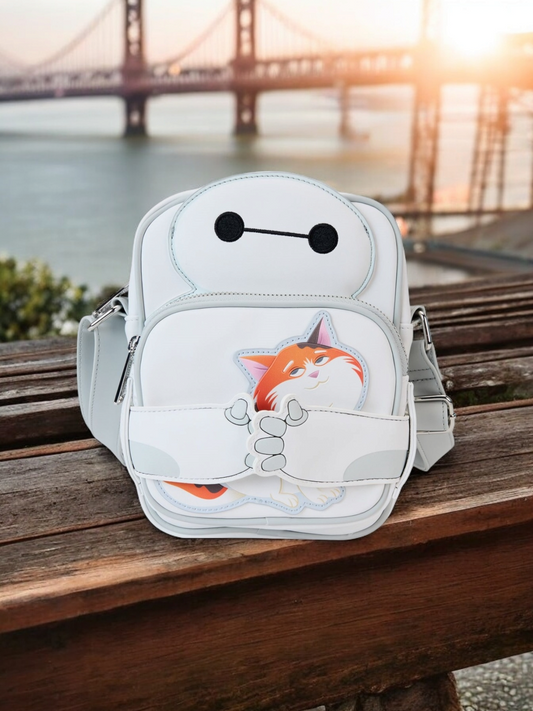 Loungefly Disney Baymax with Mochi Cuddlebuddies Crossbody Bag