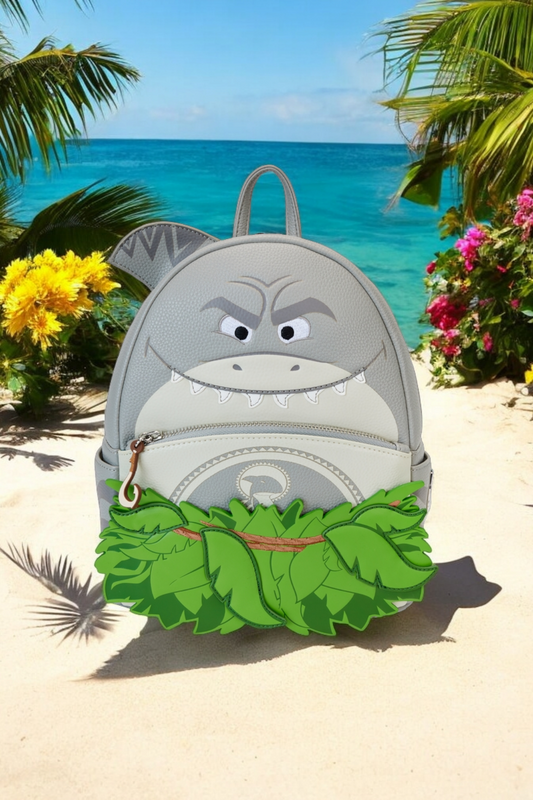 Loungefly Disney Exclusive Maui as a Shark from Moana 2 Backpack