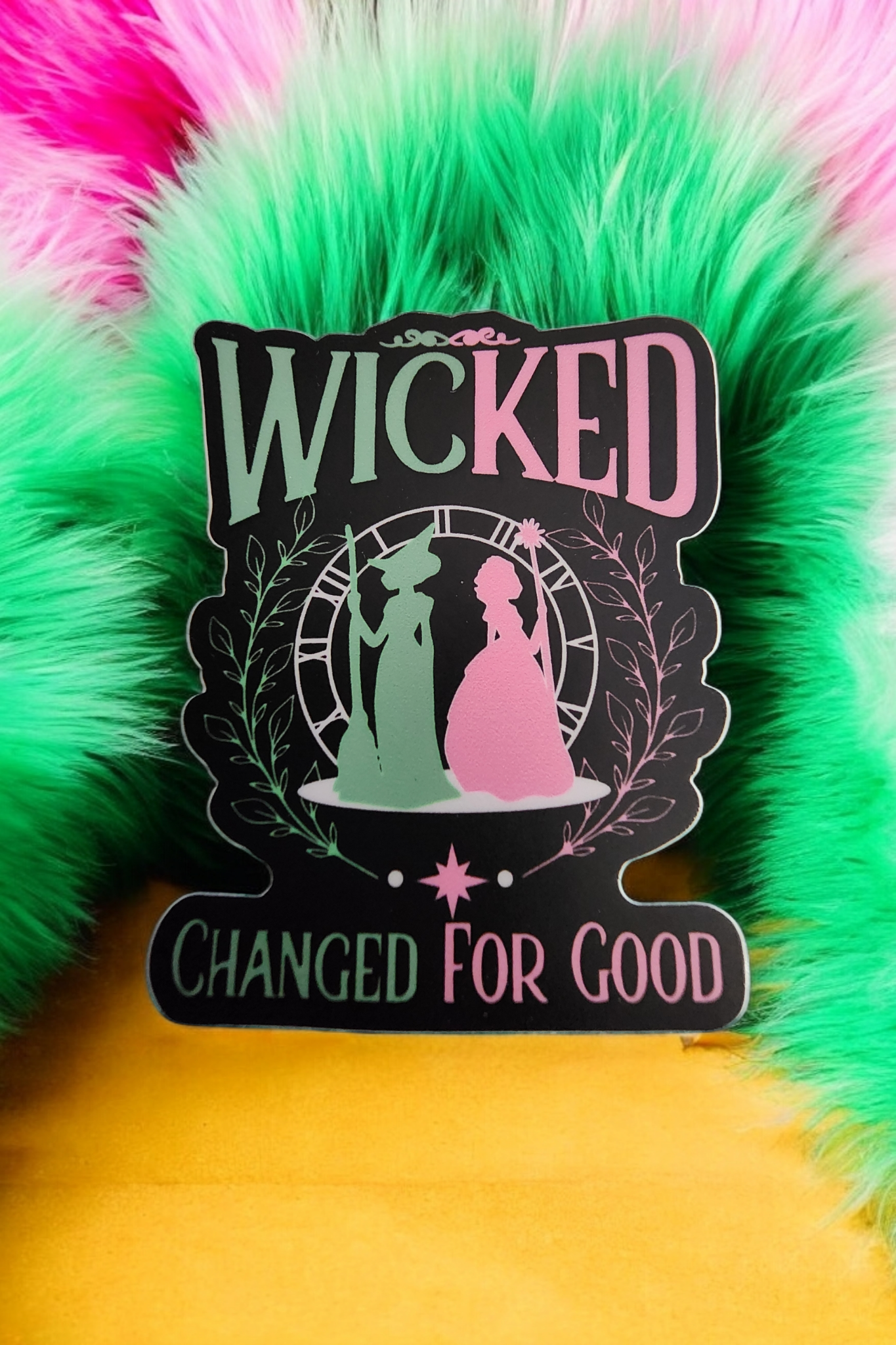 Wicked Glinda & Elphaba Change for Good Stickers