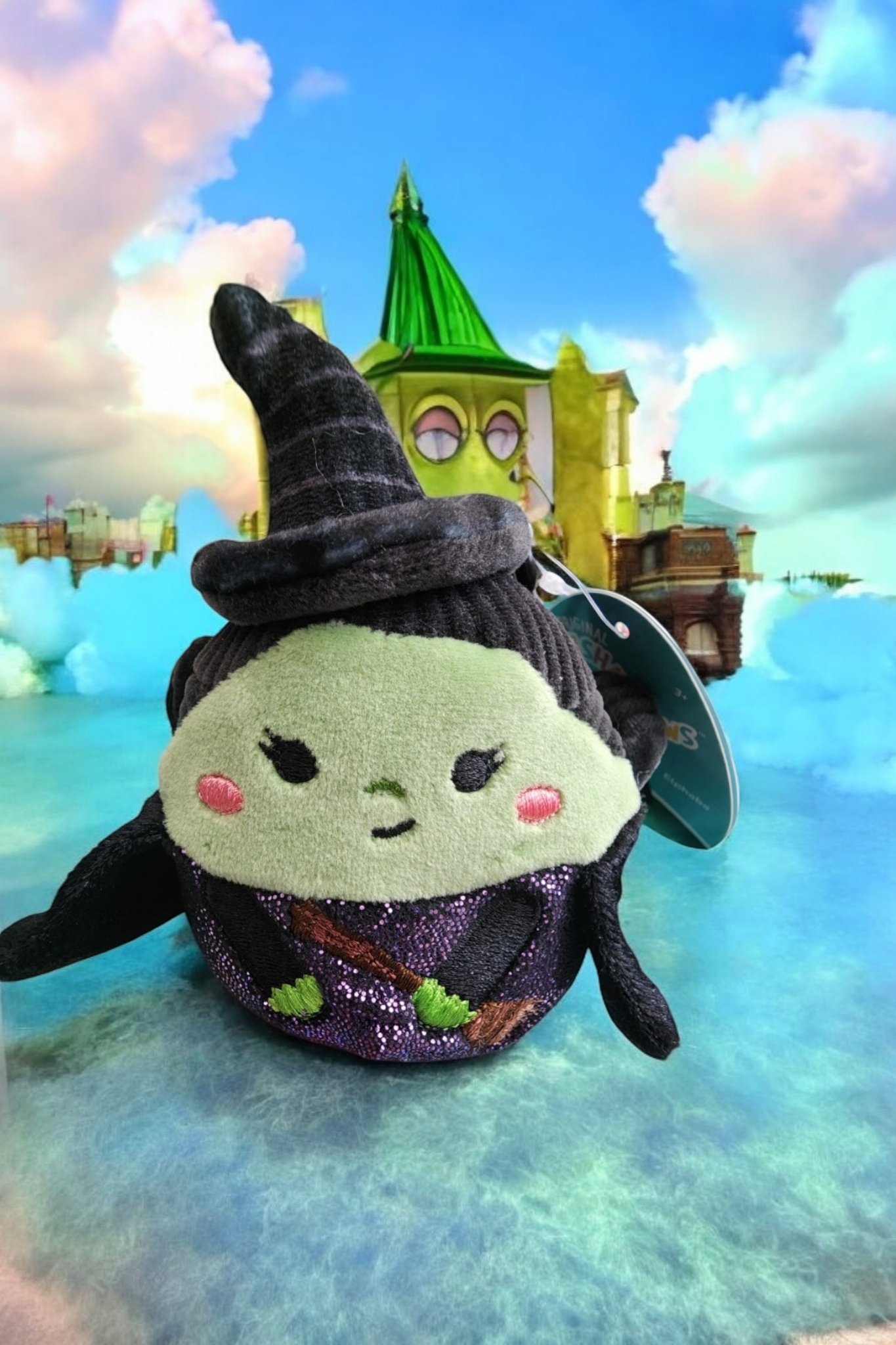 Squishmallows Wicked Elphaba Bag Clip