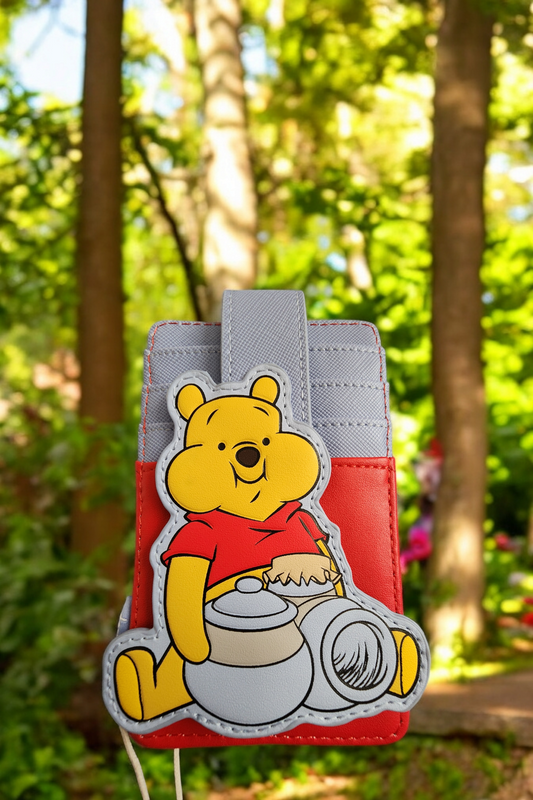 Loungefly Disney Winnie the Pooh Eating Honey Snap Card Holder