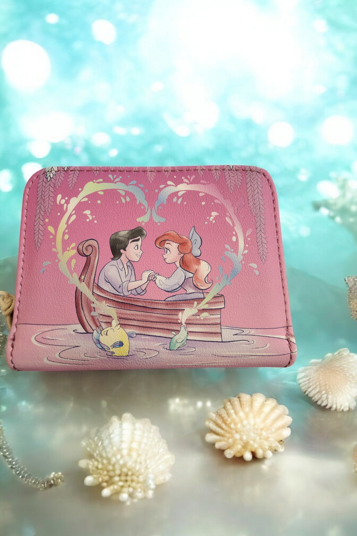 Loungefly Disney Ariel and Eric Kiss the Girl Wallet